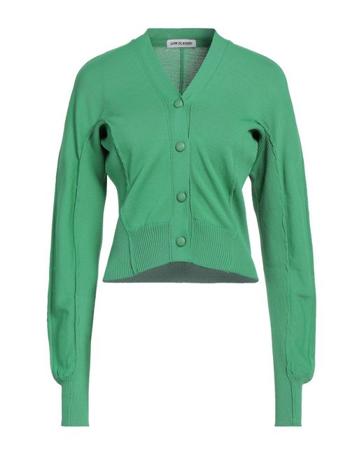 Low Classic Green Cardigan