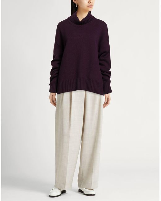Jil Sander Purple Turtleneck