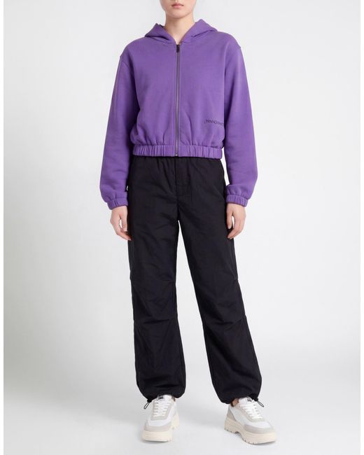hinnominate Purple Sweatshirt Cotton
