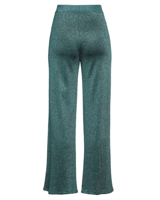 Missoni Green Pants Viscose, Cupro, Polyester
