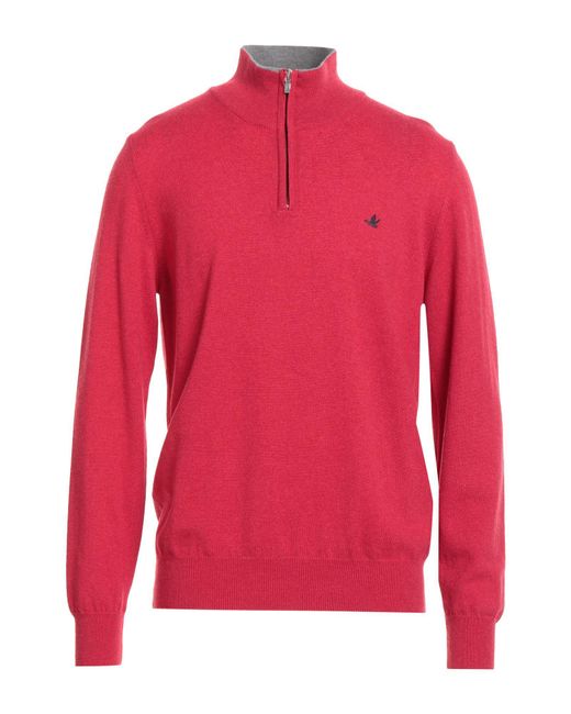 Brooksfield Red Turtleneck for men