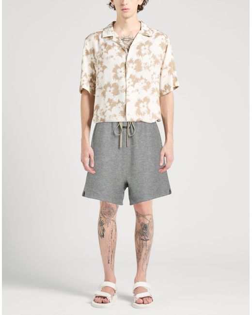 Fear Of God Gray Shorts & Bermuda Shorts Virgin Wool for men