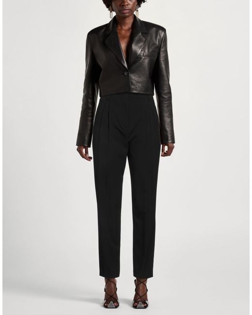 Kaos Black Pants Polyester, Viscose, Elastane