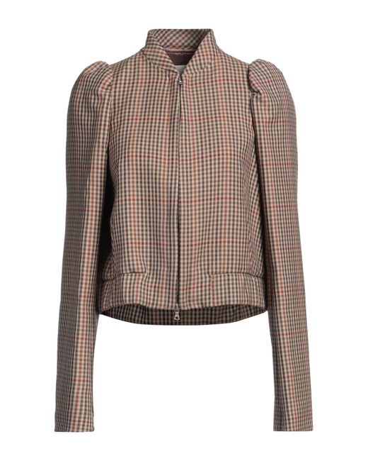 Dries Van Noten Brown Jacket Wool