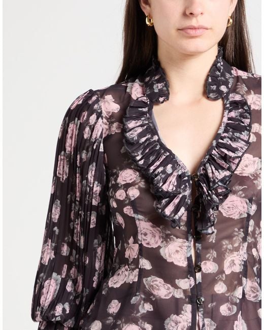Ganni Black Shirt Polyester
