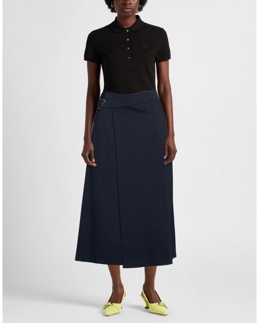 MEIMEIJ Blue Midi Skirt Viscose, Polyamide, Elastane