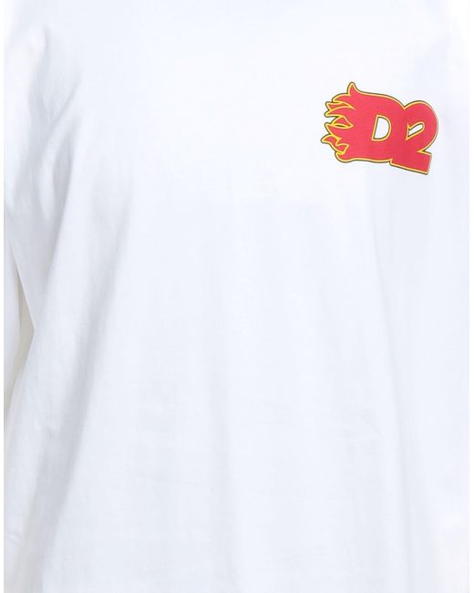 DSquared² White T-Shirt for men