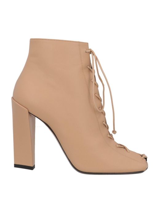 Victoria Beckham Natural Ankle Boots