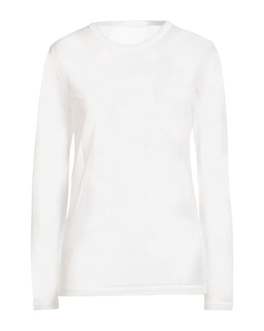 Y's Yohji Yamamoto White Top Polyester