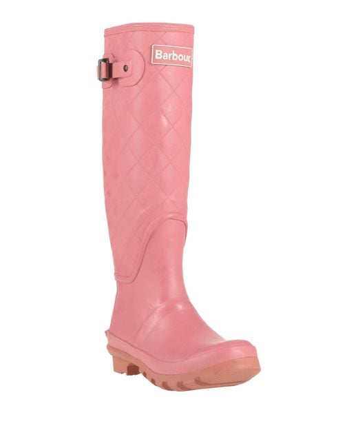 Barbour Pink Stiefel