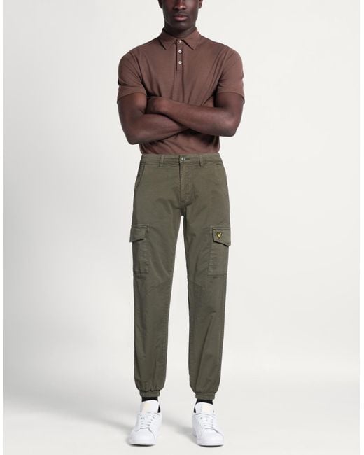 Lyle & Scott Green Trouser for men