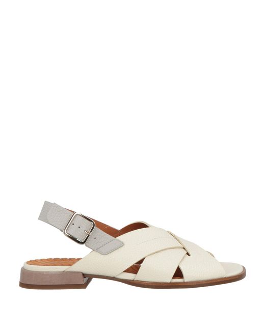 Chie Mihara White Sandals