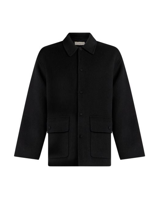 Officine Generale Black Coat for men