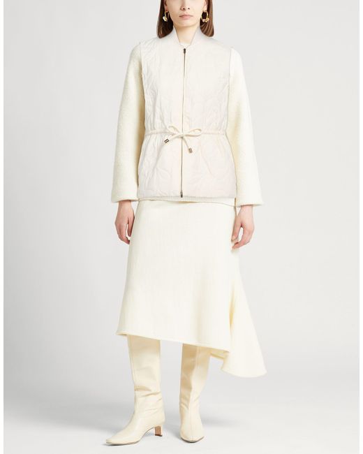 Agnona White Vest Polyester