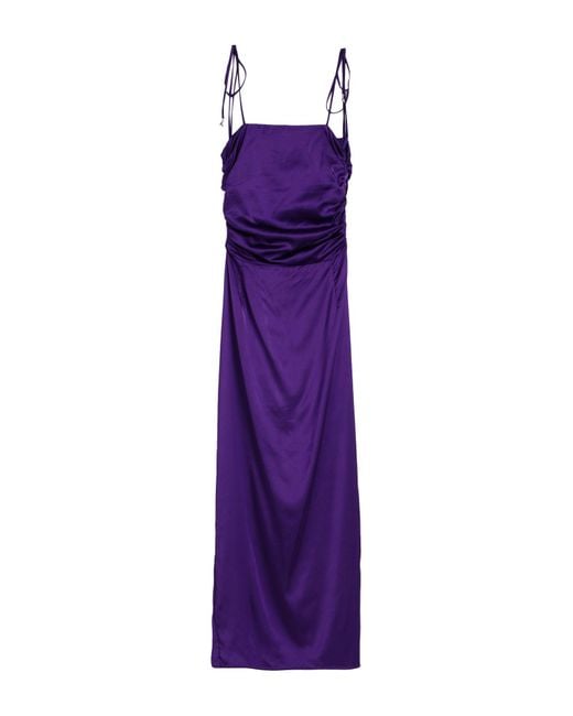 Patrizia Pepe Purple Midi Dress