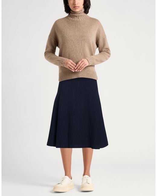Bruno Manetti Blue Midi Skirts
