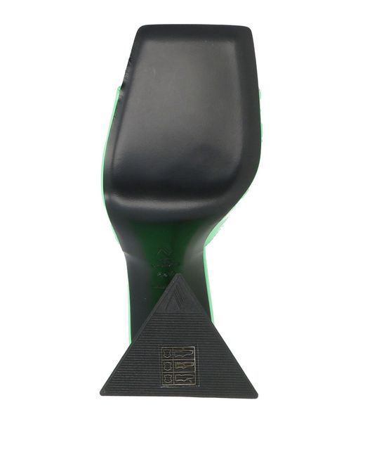 The Attico Green Sandals Leather