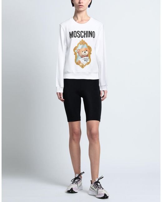 Moschino White Sweatshirt