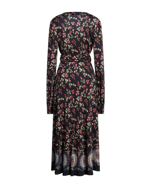 Etro Black Midi Dress