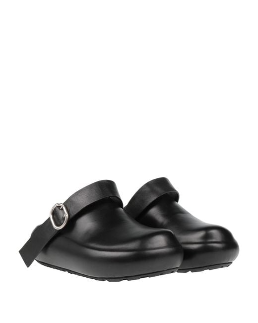 Jil Sander Black Mules & Clogs