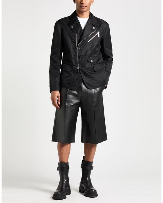 DSquared² Black Jacket Polyamide, Polyurethane for men