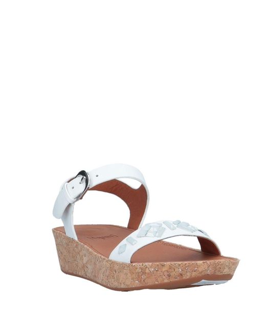 Fitflop White Sandals Soft Leather