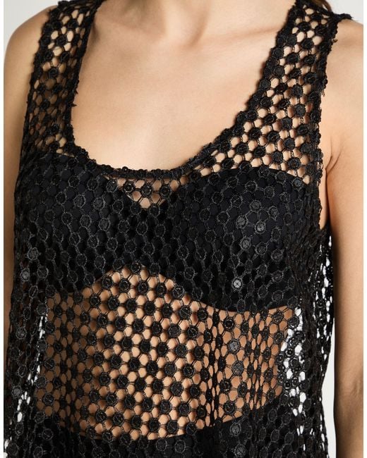 Hanita Black Top Polyester