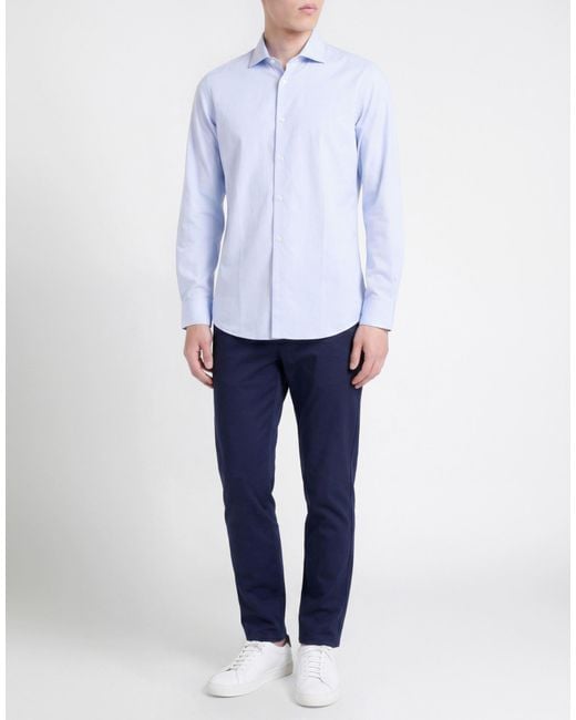 Liu Jo Blue Shirt Cotton for men
