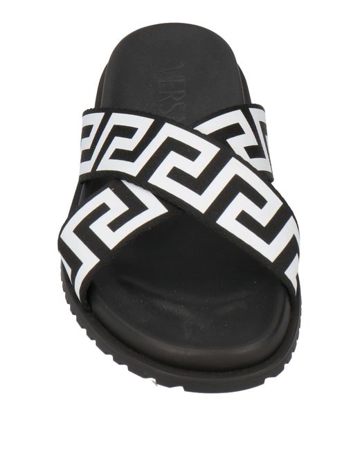 Versace Black Sandals for men