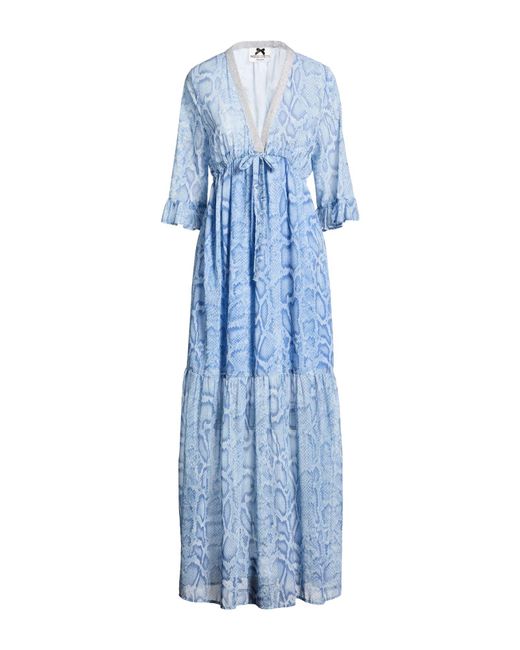 No Secrets Blue Maxi Dresses