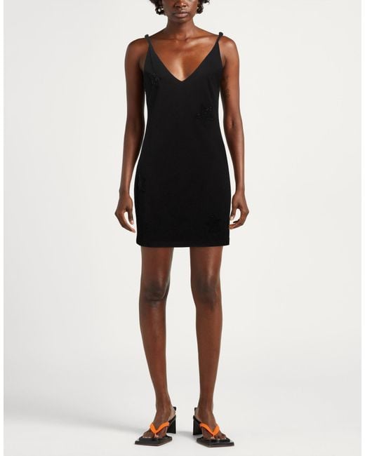 Zadig & Voltaire Black Mini Dress Organic Cotton