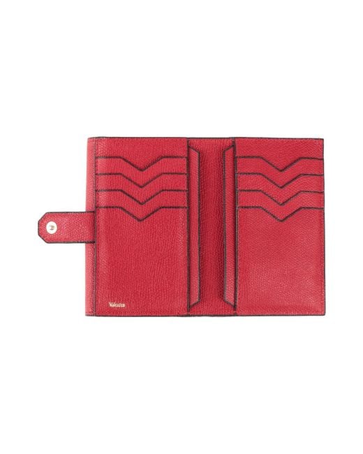 Valextra Red Brieftasche