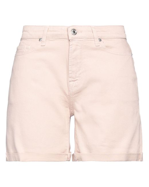 7 For All Mankind Pink Denim Shorts