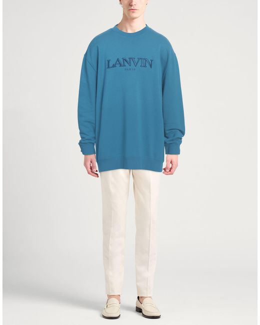 Lanvin Blue Sweatshirt for men