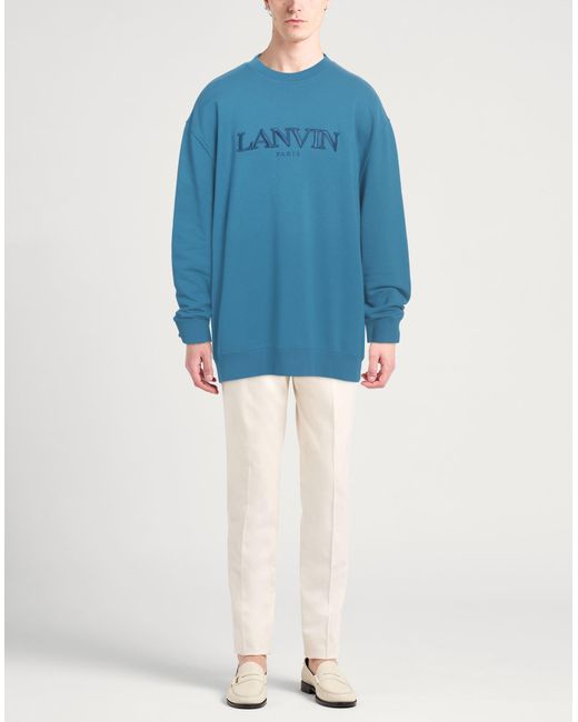 Lanvin Blue Sweatshirt for men