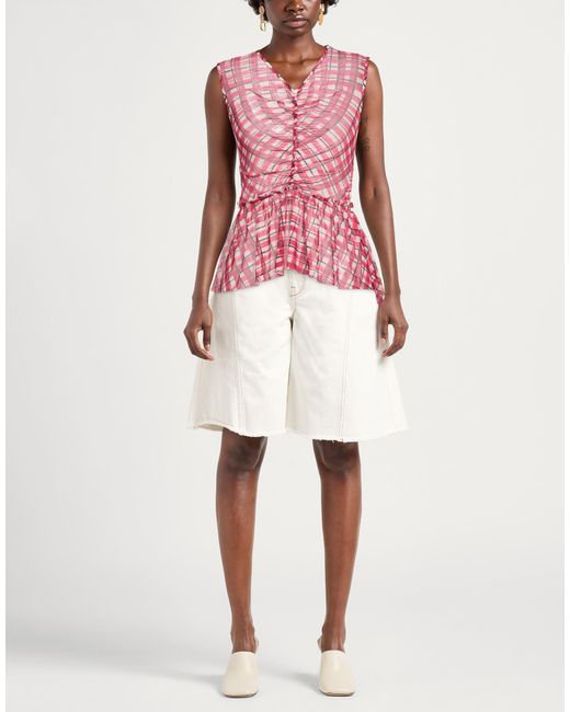 High Pink Afloat Top Polyester, Elastane