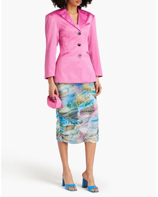 Ganni Pink Blazer