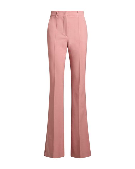 Sportmax Pink Antique Rose Pants Virgin Wool, Elastane