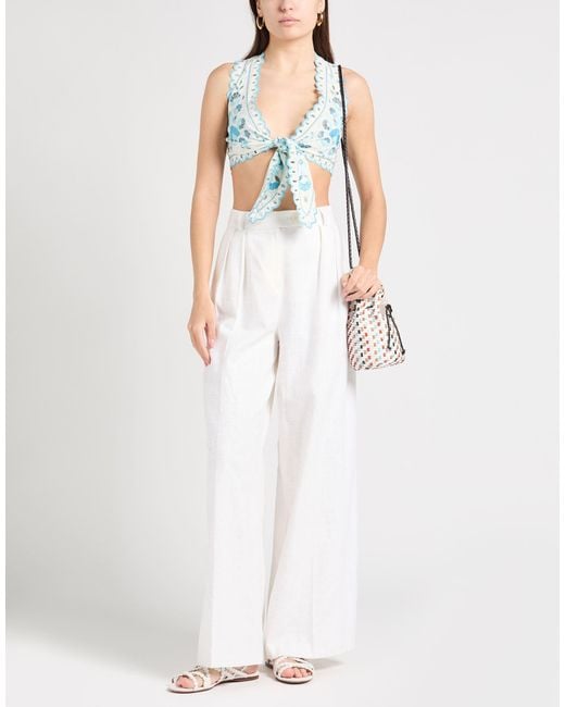 Etro Blue Top Cotton, Polyester