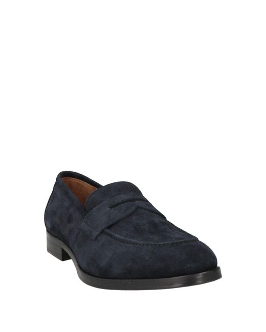 Testoni Black Loafers Leather for men