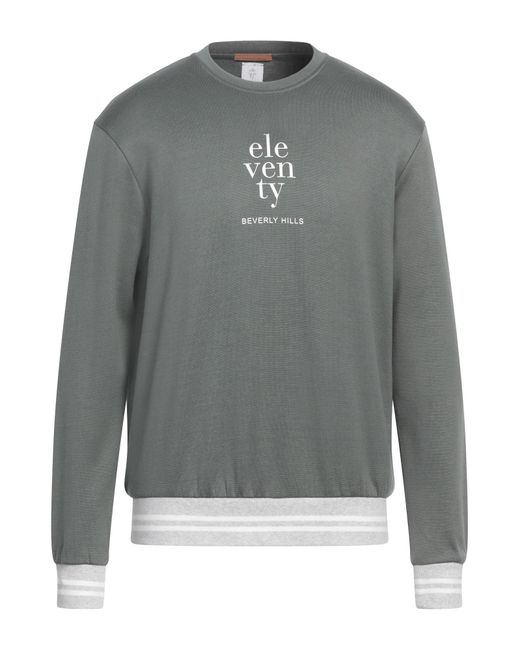 Eleventy Gray Sweatshirt for men