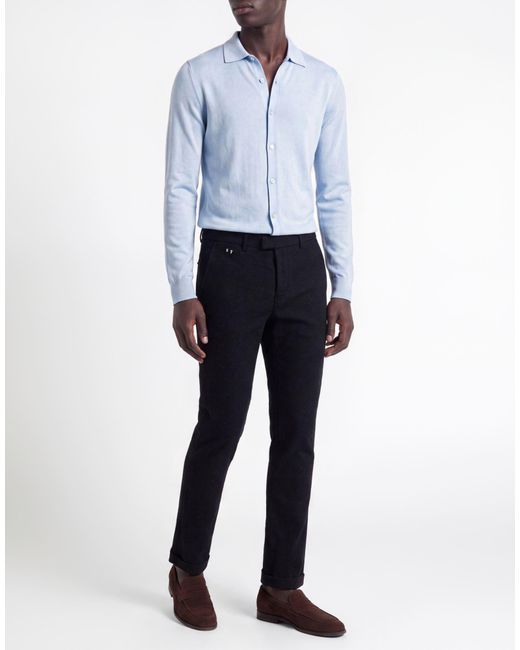Tramarossa Black Midnight Pants Virgin Wool, Polyamide, Silk, Elastane for men