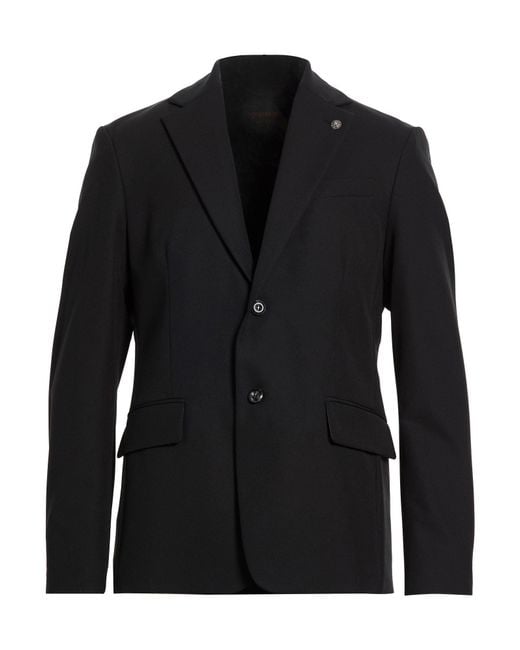 Officina 36 Black Blazer for men