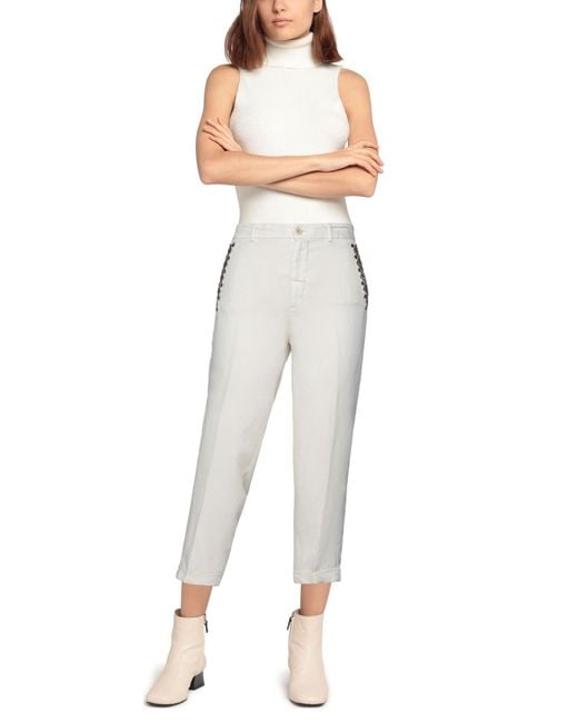 Mason's White Trouser