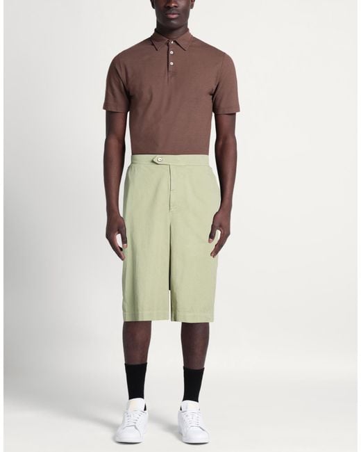 MAISON CRAZY WORKER 3.2 Green Shorts & Bermuda Shorts for men