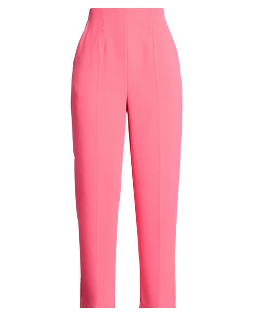 Marella Pink Pants Polyester