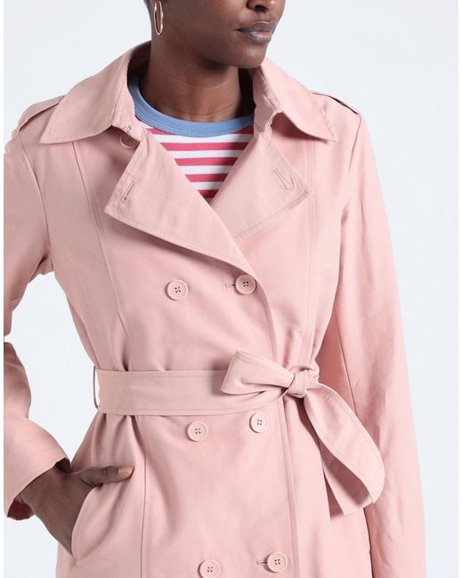 MAX&Co. Pink Overcoat & Trench Coat