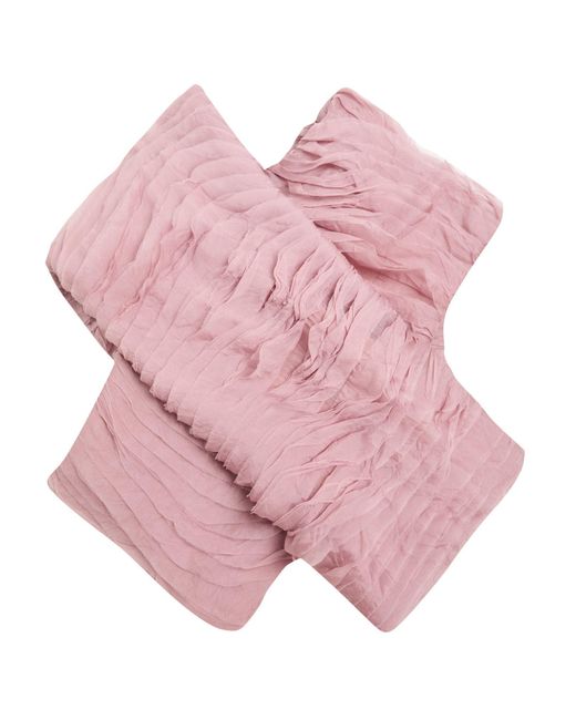 Rick Owens Pink Antique Rose Cape Silk