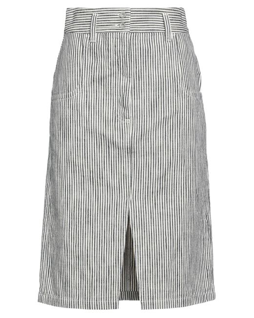Barena Gray Midi Skirt