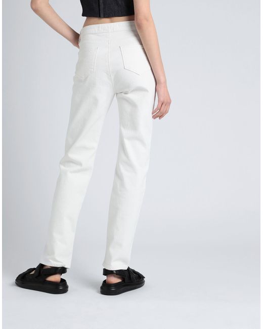 KARL LAGERFELD x AMBER VALLETTA White Jeans